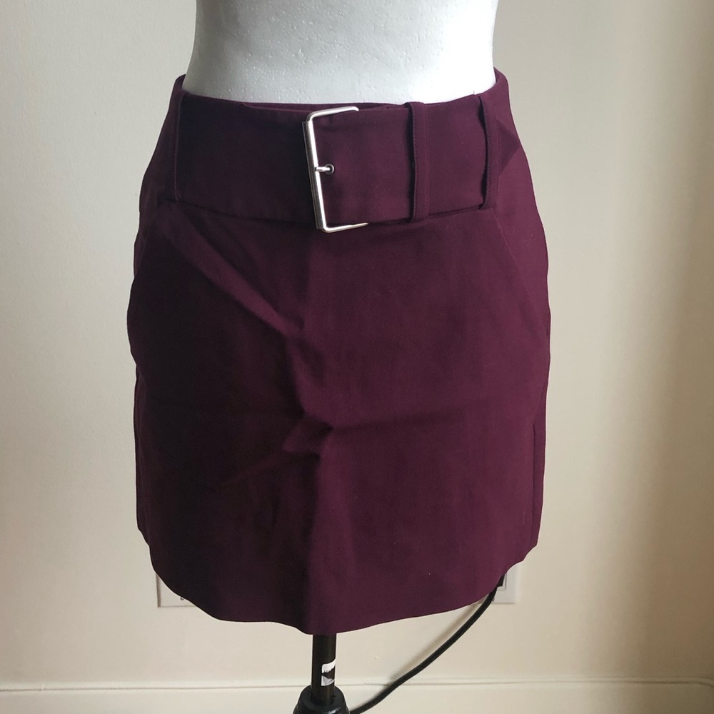 The Kooples Purple Skirt with Belt